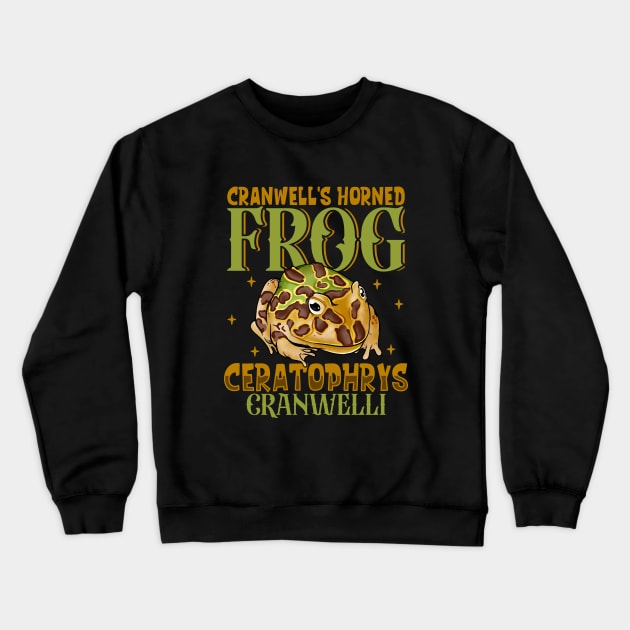 Cranwell's Horned Frog Crewneck Sweatshirt by Modern Medieval Design